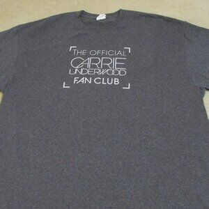 Carrie Underwood Offical Fan Club T-Shirt Unisex Size XL and Tall